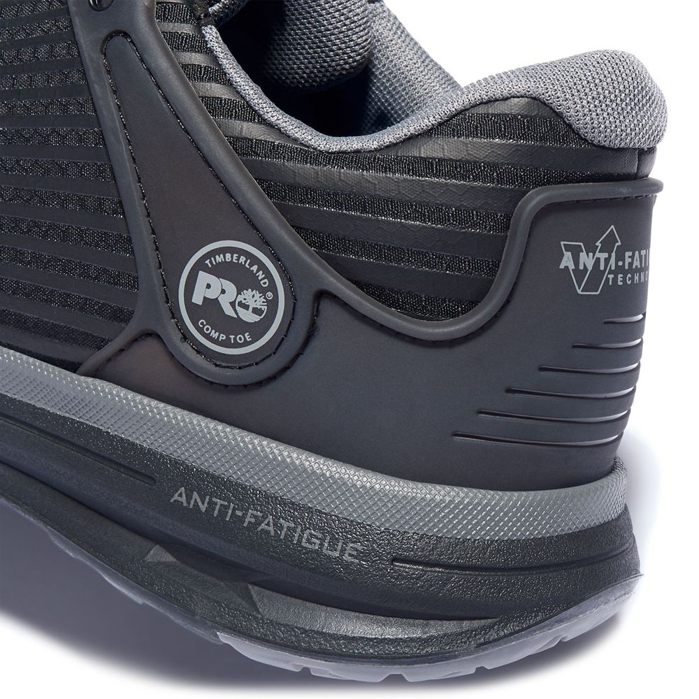 Zapatos De Seguridad Timberland Mujer Pro® Drivetrain Sd35 Comp Toe Negras/Gris - Chile YBC-712053